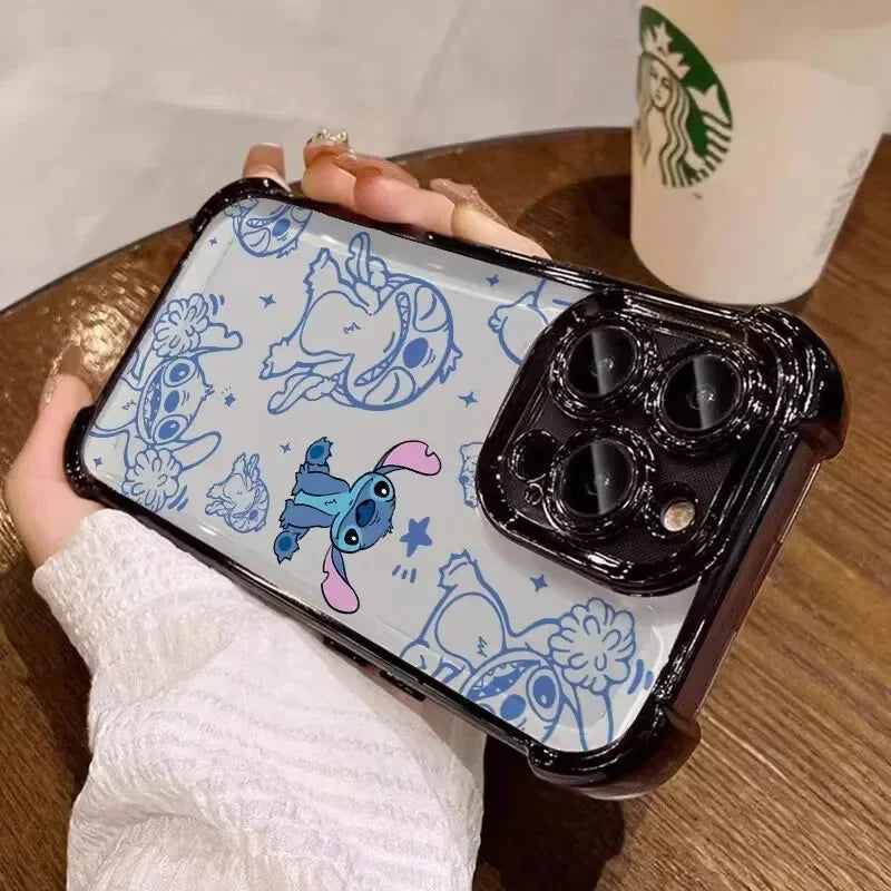 Cute Stitch Clear Phone Case