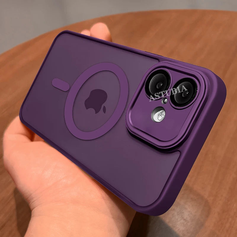 Magnetic Brown Lens Protection Phone Case