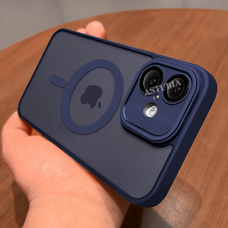 Magnetic Brown Lens Protection Phone Case