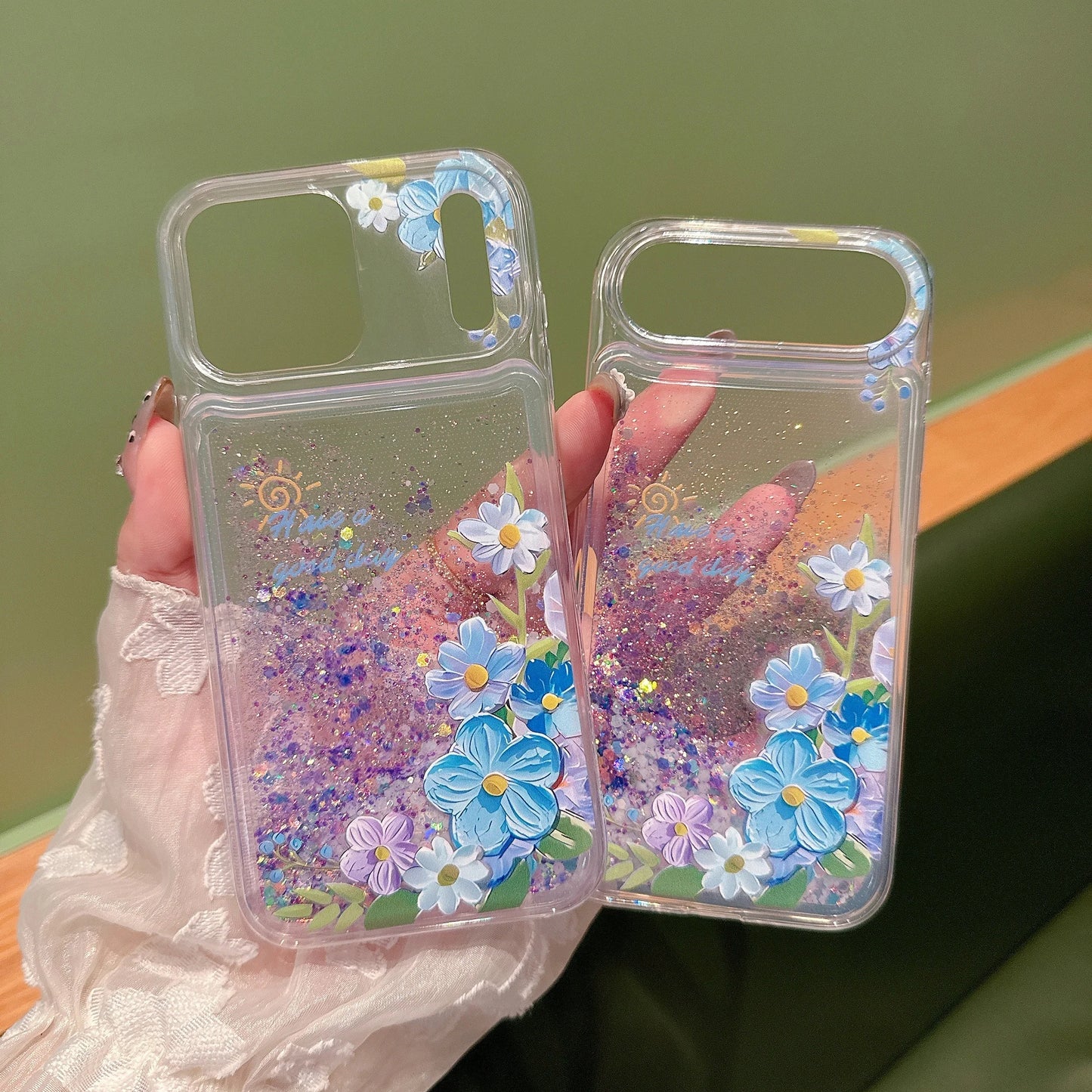 Noctilucent Quicksand Glitter Phone Case