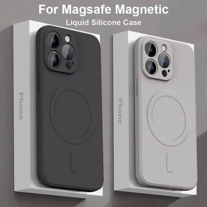 Liquid Silicone Magsafe Phone Case