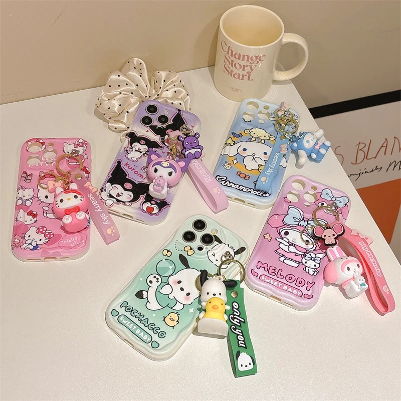 Kuromi Melody 3D Wavy Phone Case