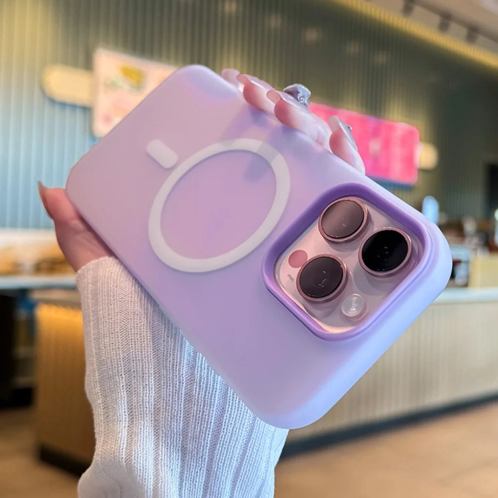 Matte Candy Color Magnetic MagSafe Phone Case