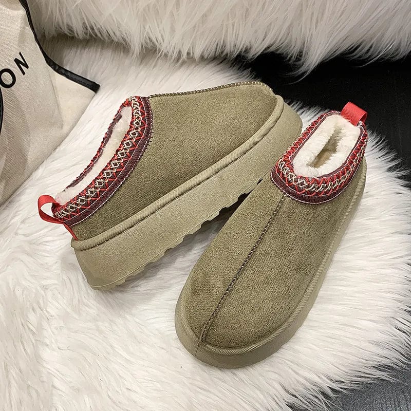 CozyLux™ Women's Signature Suede Slip-Ons - Plush Comfort with Every Step