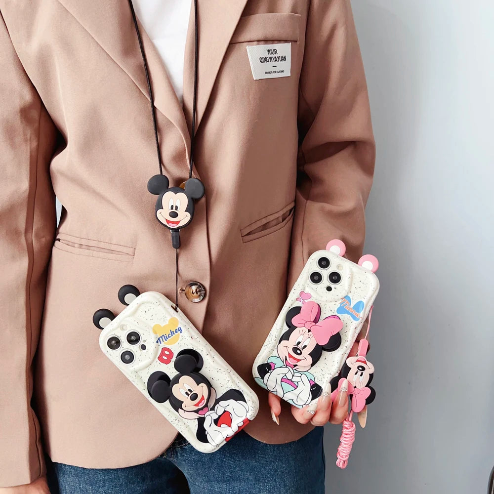 Minnie Mickey Wave Phone Case for iPhone