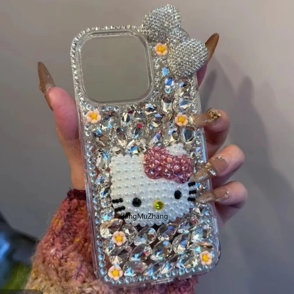 Sanrio Hello Kitty Glitter Diamond iPhone Case