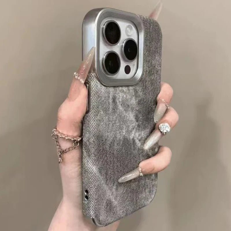 Matte Faux Leather Phone Case
