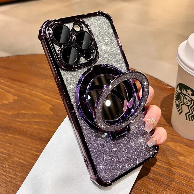Magsafe Glitter Mirror Phone Case