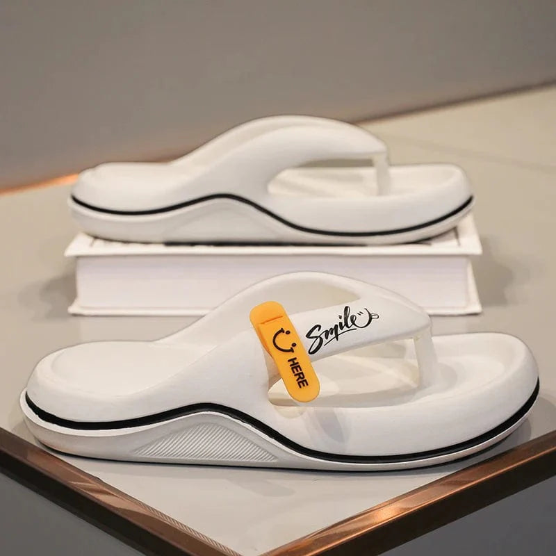 Elevated Comfort: Men's Platform Flip Flops