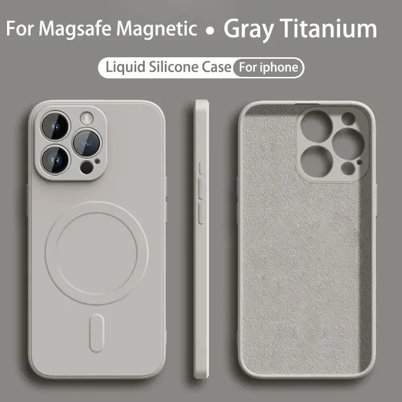 Liquid Silicone Magsafe Phone Case