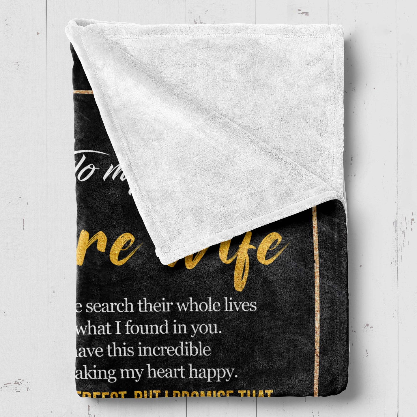 To My Future Wife - Super Comfy Blanket - SS73