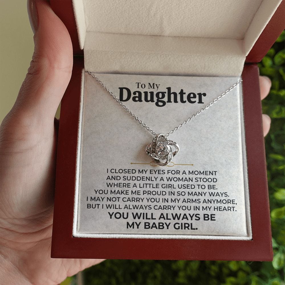 Daughter - Always Be My Baby Girl - Love Knot Gift Set - SS506