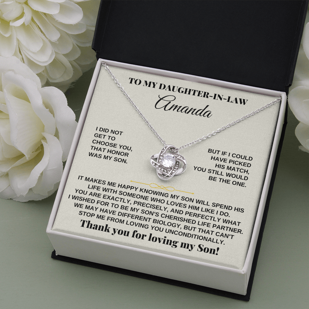Daughter-in-law - Love Knot Gift Set - SS251