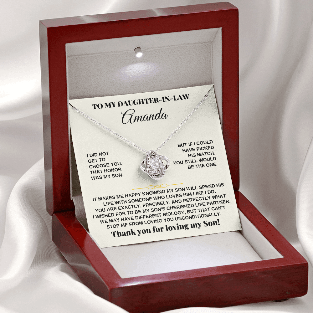 Daughter-in-law - Love Knot Gift Set - SS251