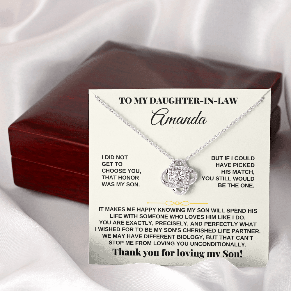 Daughter-in-law - Love Knot Gift Set - SS251