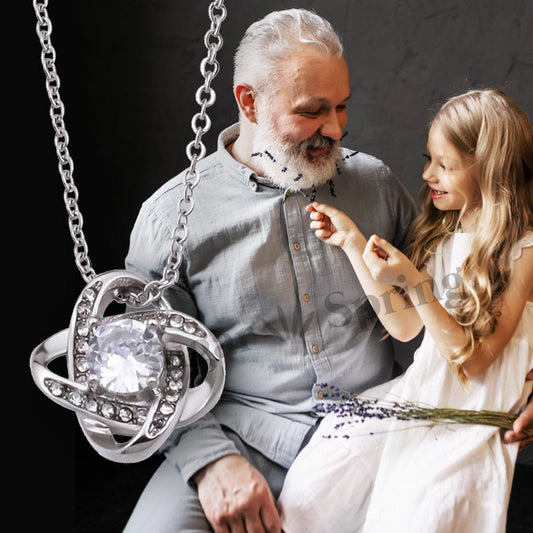 "Remember Whose Granddaughter You Are" - Love Knot Gift Set - SS477GP