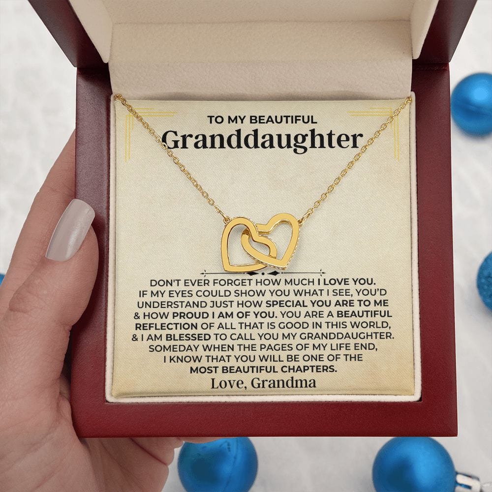To My Beautiful Granddaughter - Forever Linked Hearts Gift Set - SS407