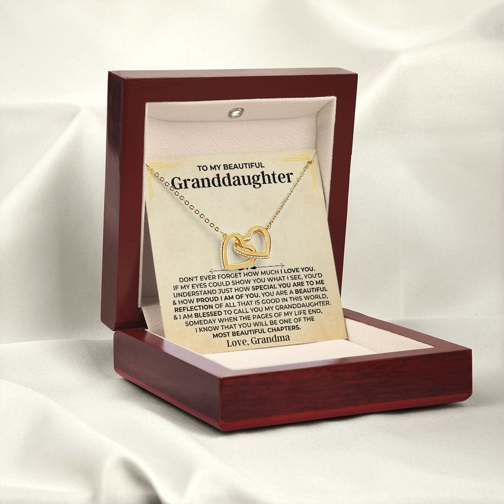 To My Beautiful Granddaughter - Forever Linked Hearts Gift Set - SS407