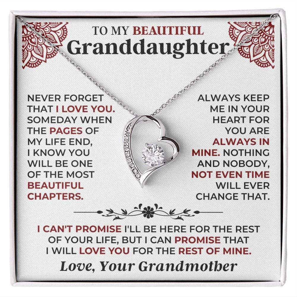 To My Beautiful Granddaughter - Forever Love Gift Set - SS513V3