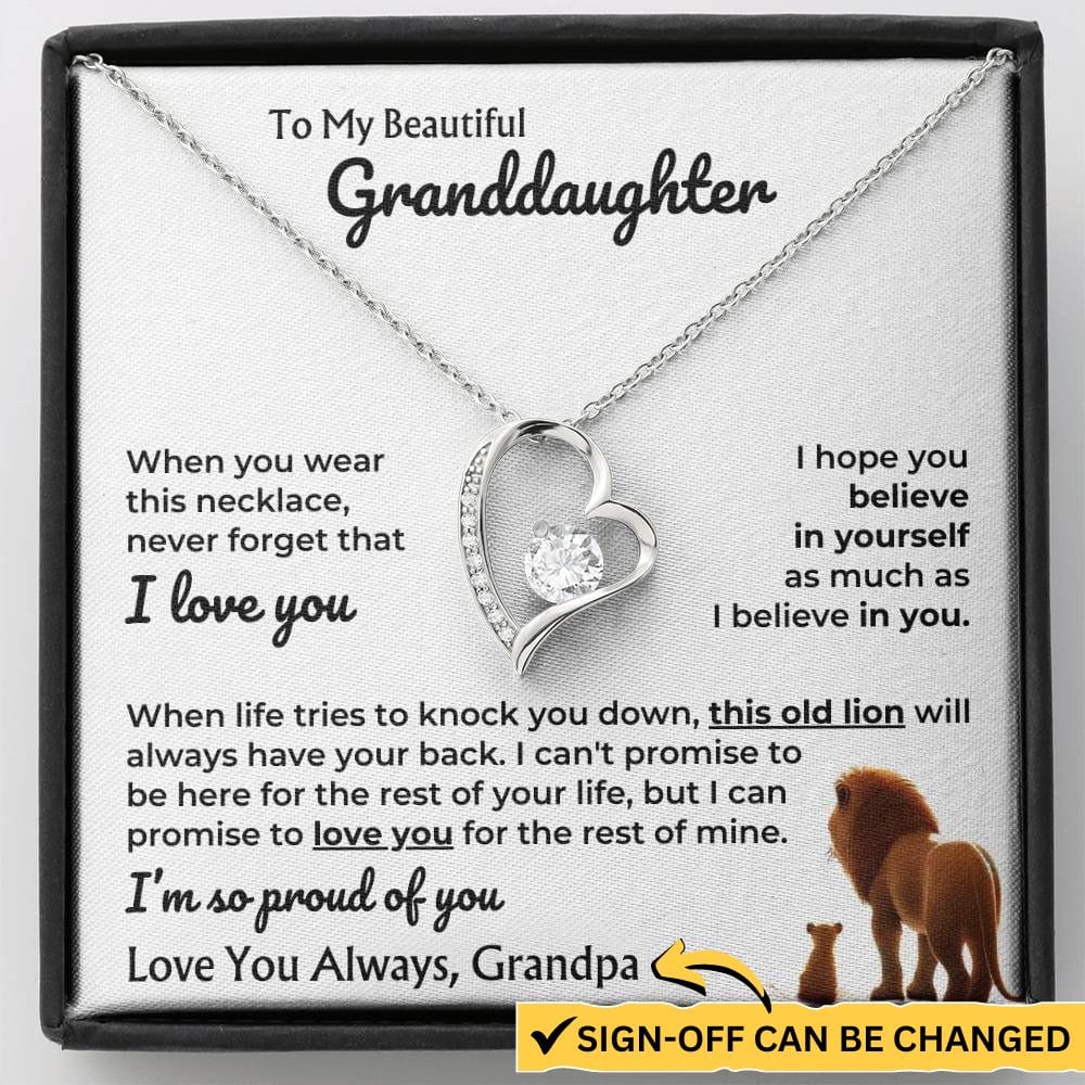 To My Beautiful Granddaughter - Forever Love Gift Set - SS606