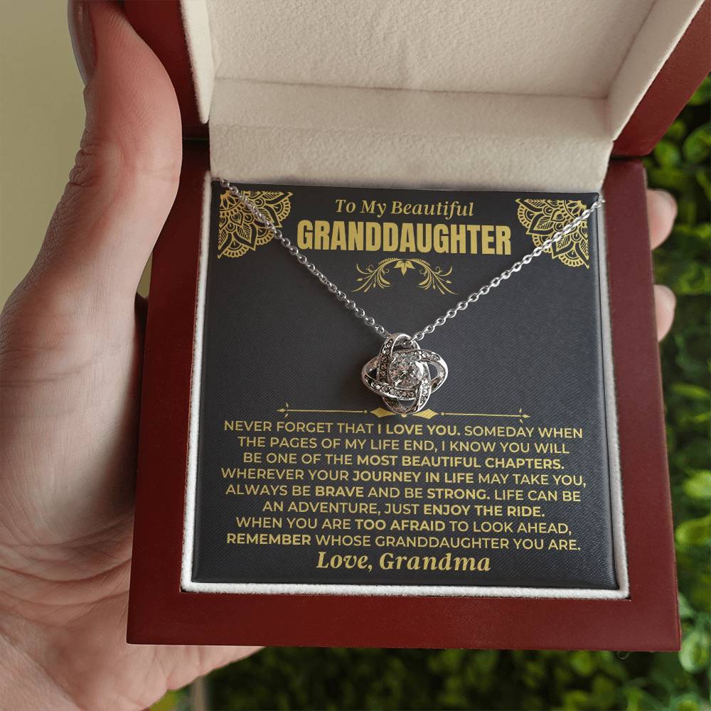 To My Beautiful Granddaughter - Love Knot Gift Set - SS477V6