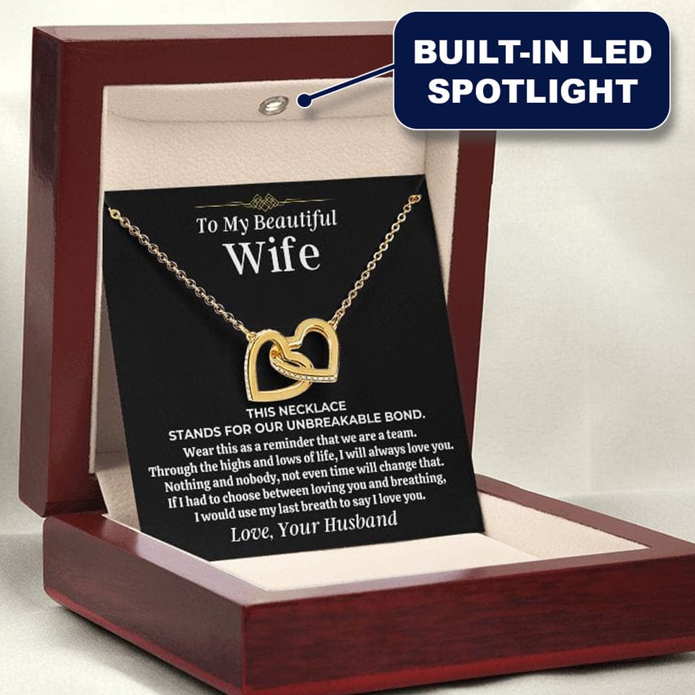 To My Beautiful Wife - Forever Linked Hearts Gift Set - SS473