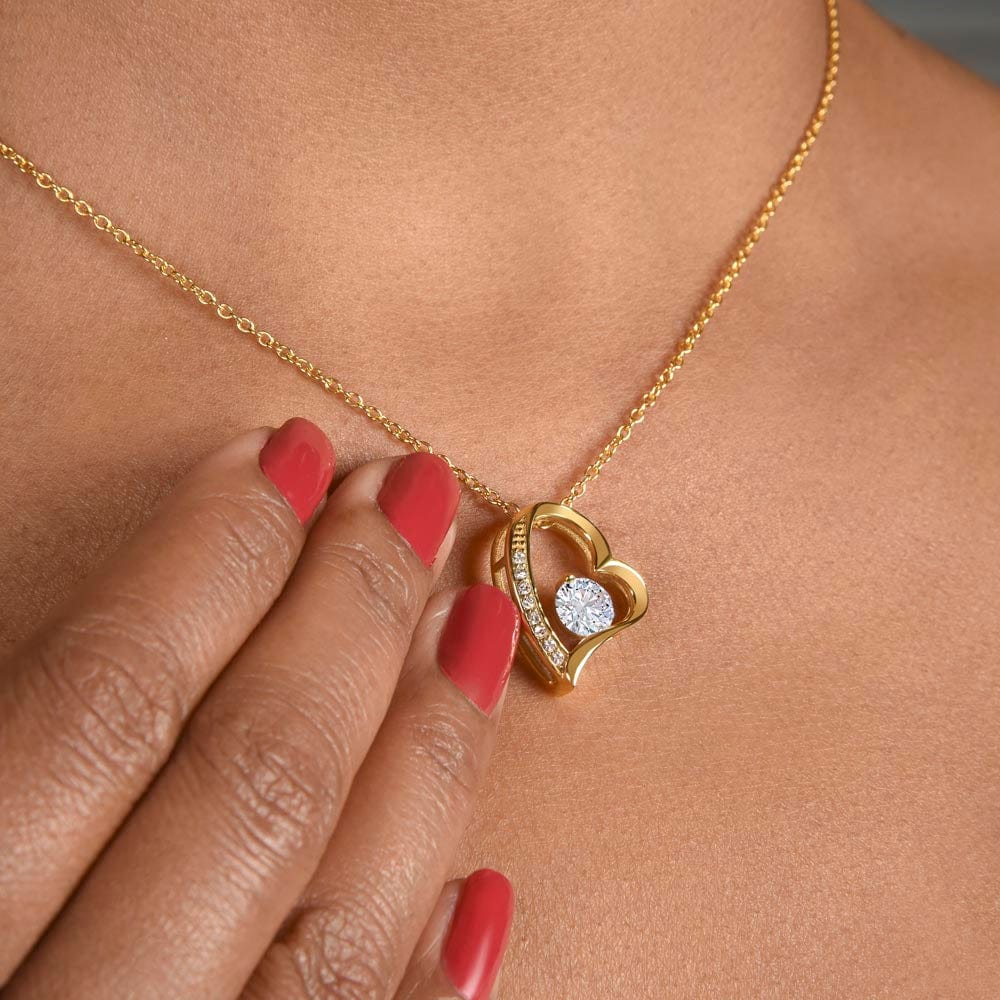 To My Beautiful Wife - Forever Love Necklace Gift Set - SS323
