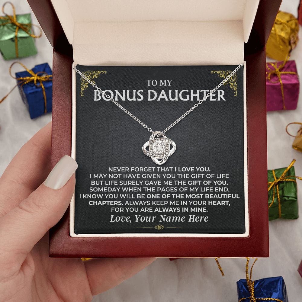 To My Bonus Daughter - Love Knot Gift Set - SS499