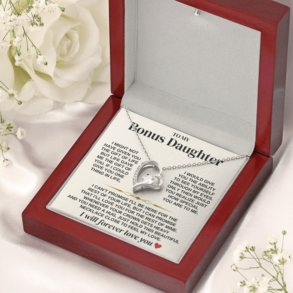 To My Bonus Daughter - Necklace Gift Set - SS312