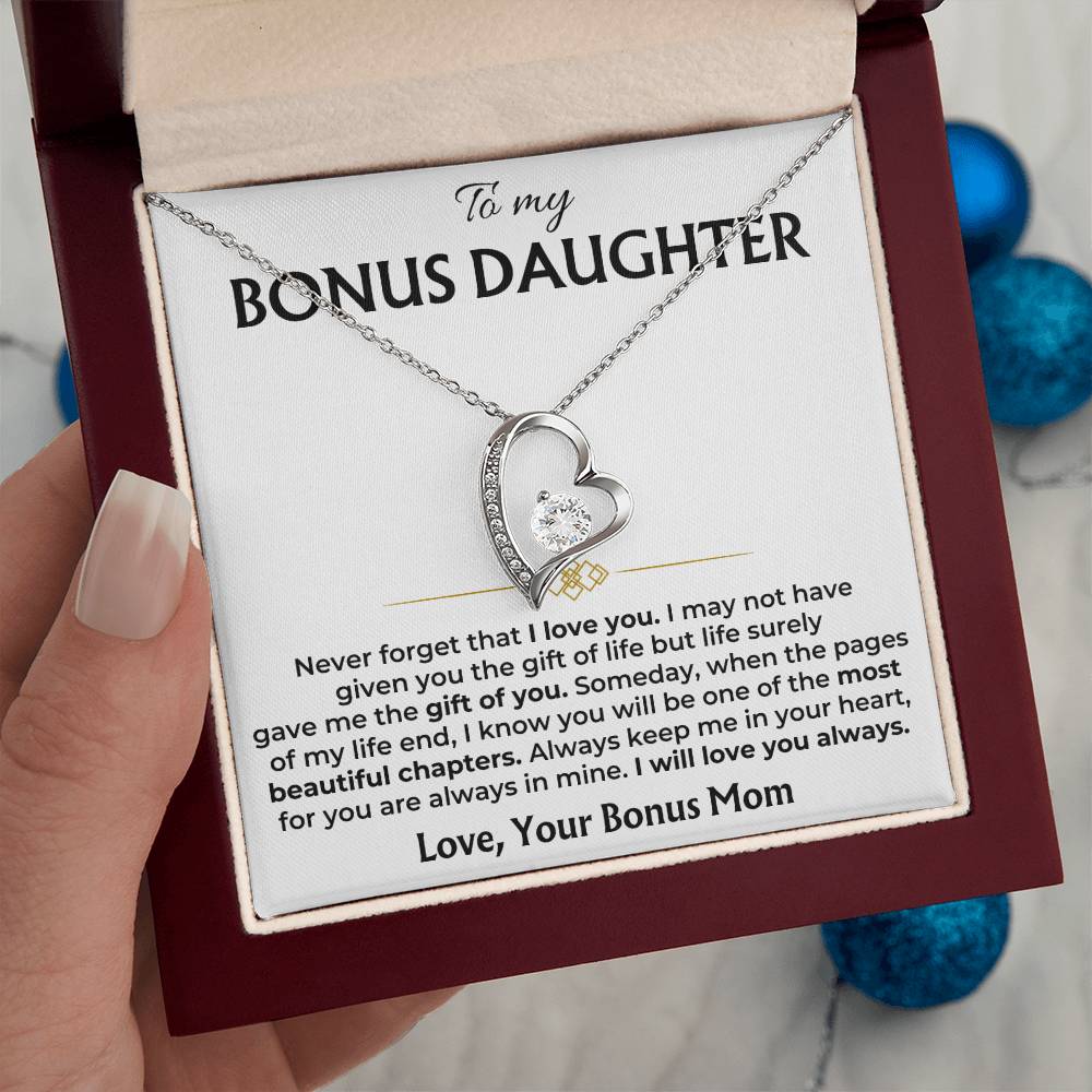 To My Bonus Daughter - Personalized Forever Love Gift Set - SS558V2