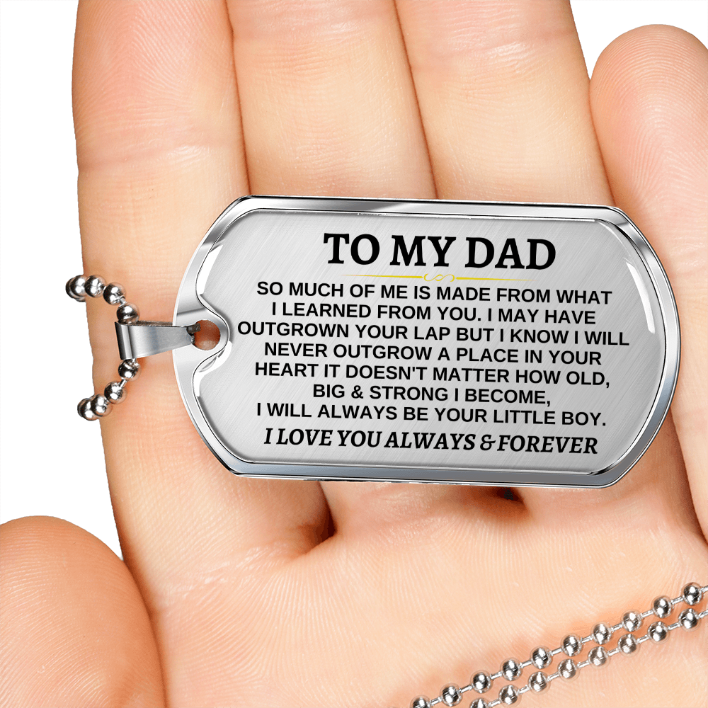 To My Dad | Always Be Your Little Boy | Beautiful Love Tag - SS296