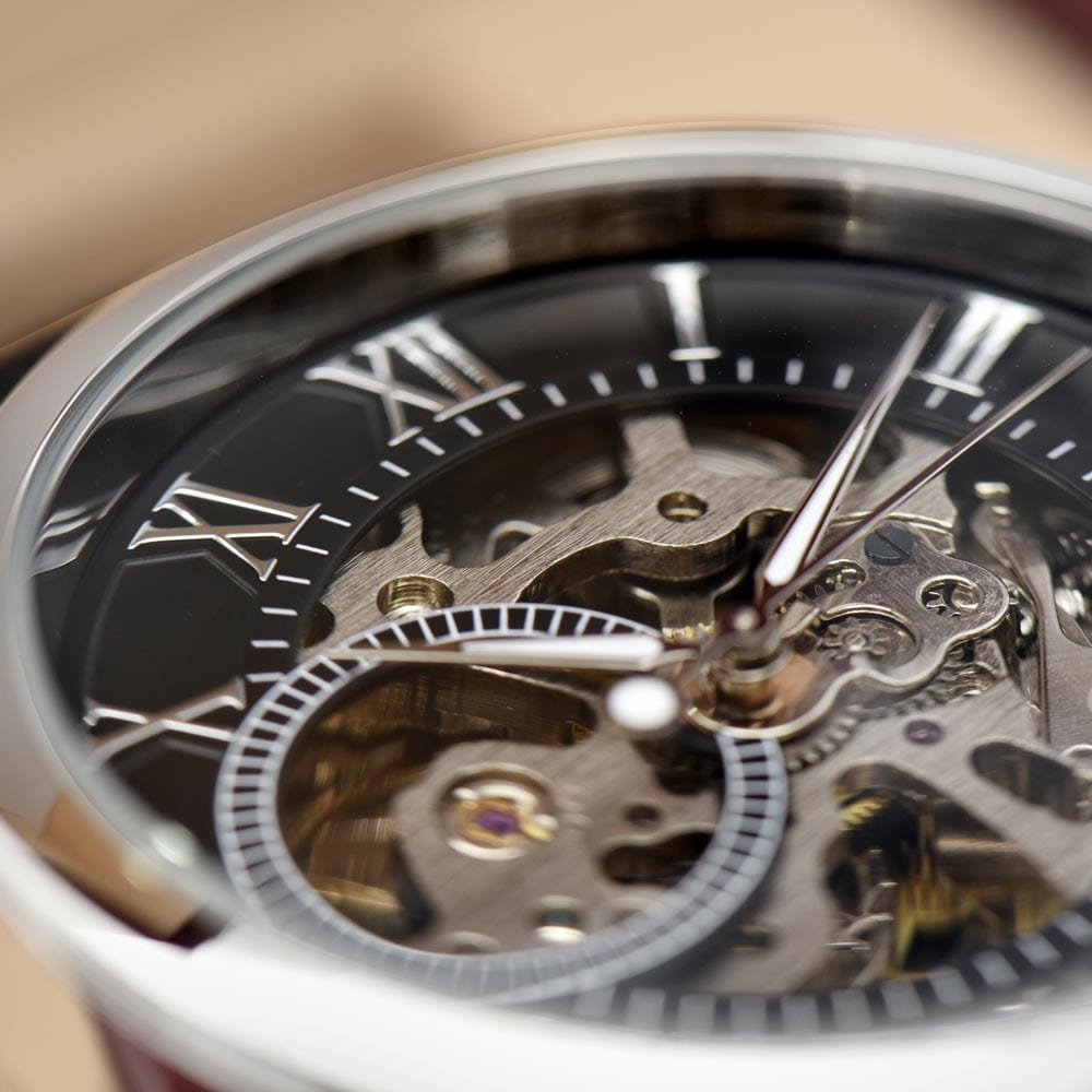 To My Dad - Premium Automatic Openwork Watch - Gift Set - SS214D