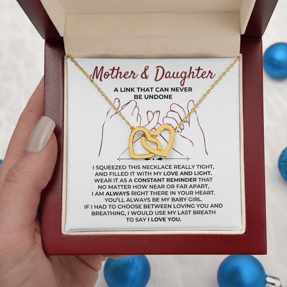 To My Daughter - Beautiful Linked Hearts Gift Set - SS397