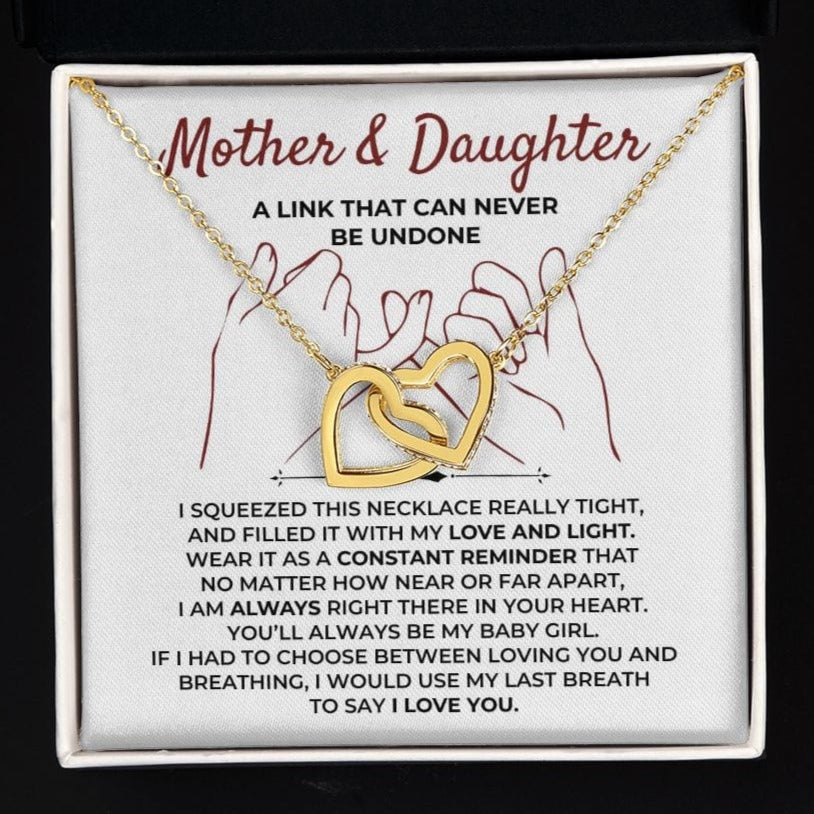 To My Daughter - Beautiful Linked Hearts Gift Set - SS397
