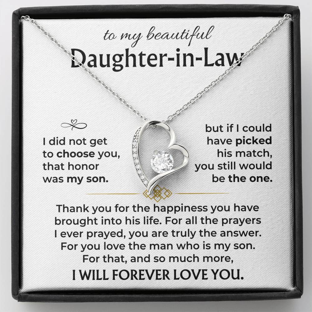 To My Daughter-In-Law - Forever Love Gift Set - SS232V2