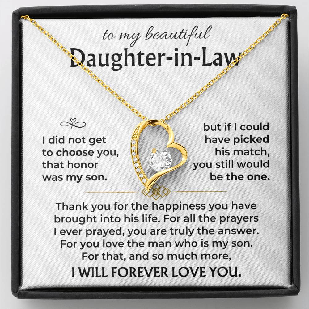 To My Daughter-In-Law - Forever Love Gift Set - SS232V2