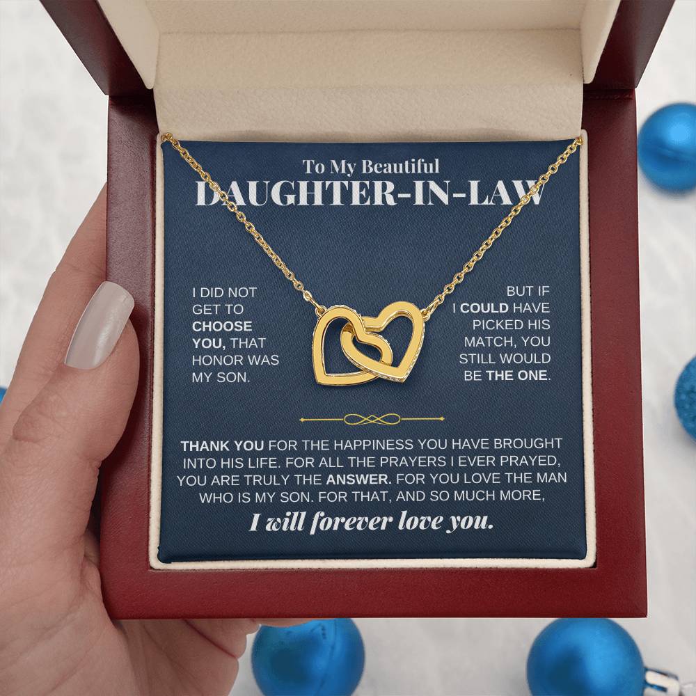 To My Daughter-in-law - Thank you for loving my son - Gift Set - SS232