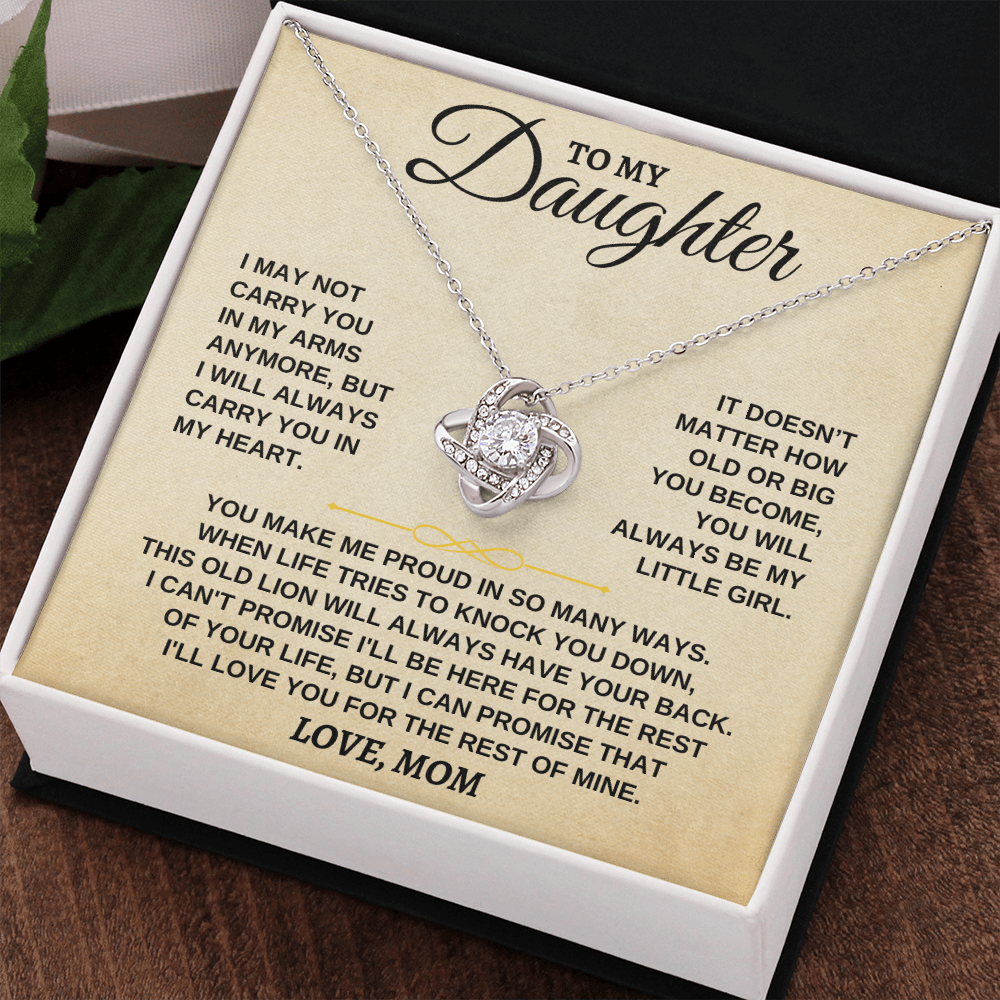 To My Daughter - Love Mom - Necklace Gift Set - SS271M