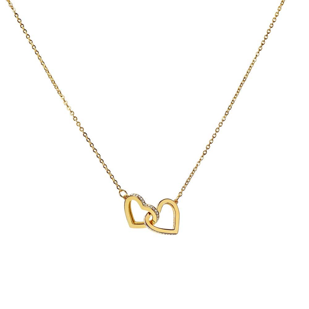To My Future Wife - 18k Interlocked-Hearts Necklace Gift Set - SS503V2