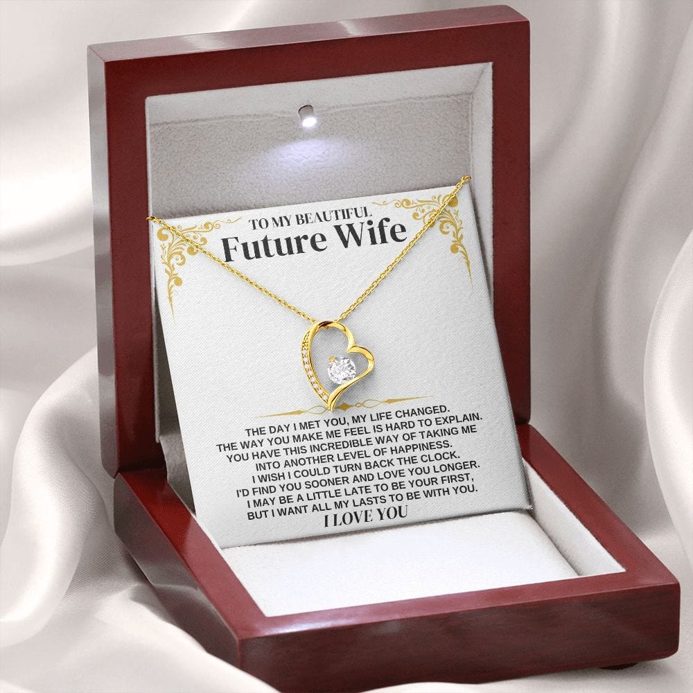 To My Future Wife - Forever Love Necklace Gift Set - SS339