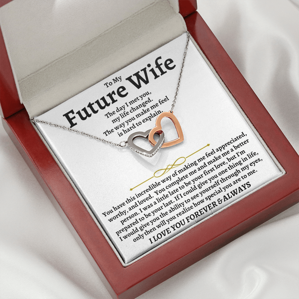 To My Future Wife - Intertwined Hearts Gift Set - SS40
