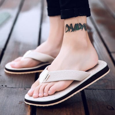 {BIG SIZES} The Breezy Strider™ - Flip Flop & Chill's Air-Infused, Ultra-Breathable Beach Marvel