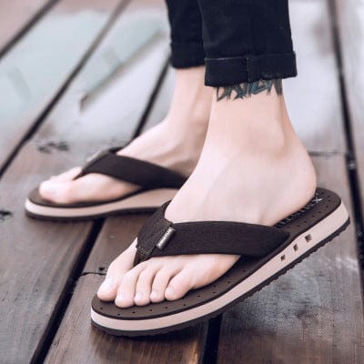 {BIG SIZES} The Breezy Strider™ - Flip Flop & Chill's Air-Infused, Ultra-Breathable Beach Marvel