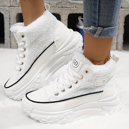 CozyStride™ Women's Winter Ankle Sneakers™ – All-Season Warmth, Style, and Durability in Every Step!