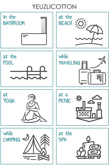 🏖️ The ChillWrap™ Turkish Travel Towel
