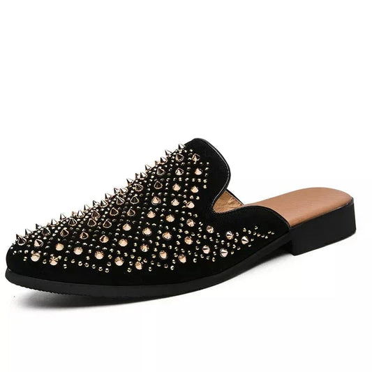 Eclat Noir™ Rivet Loafers