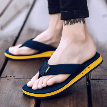 {BIG SIZES} The Breezy Strider™ - Flip Flop & Chill's Air-Infused, Ultra-Breathable Beach Marvel