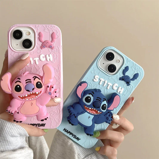 3D Cartoon Stitch Phone Case