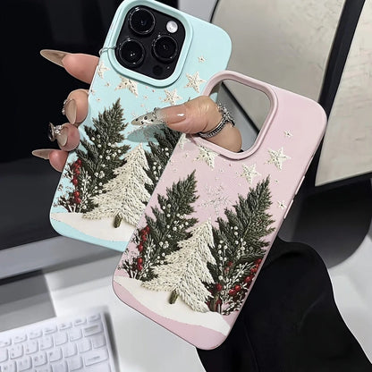 Christmas Tree Silicone Phone Case for iPhone