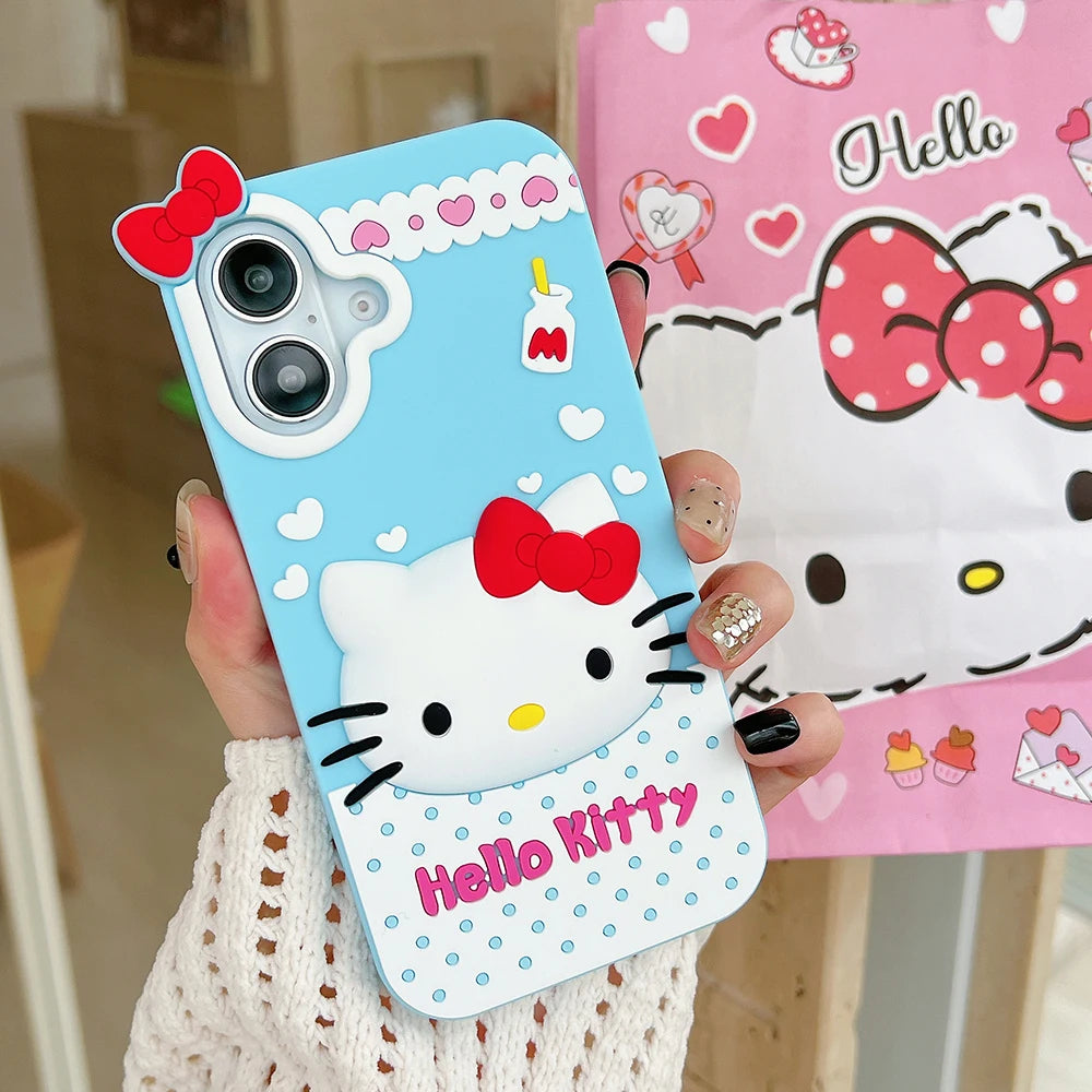 Hello Kitty Kuromi My Melody Silicone Phone Case